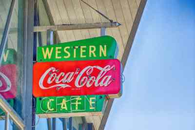 Coca Cola Neon Sign, Dallas Texas Fine Art Photography