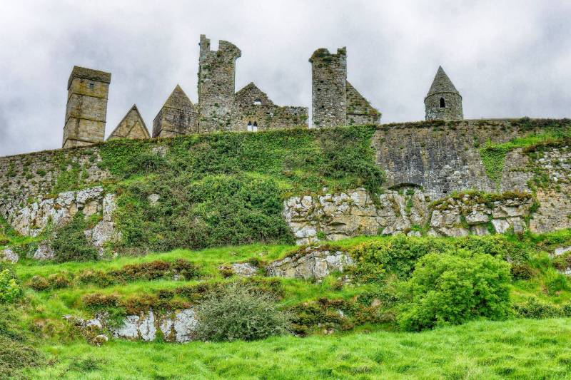 Round Tower and Cormac's Chapel at Rock of Cashel, Irish Towers and Castles in Color, https://jacquelinelarocca.com/product-category/ireland-fine-art-photography/