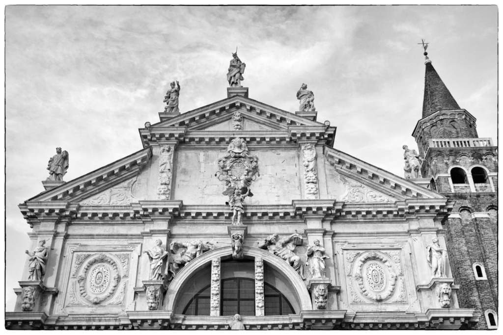 Catholic Church of Saint Moise, Italy Black and White Prints
