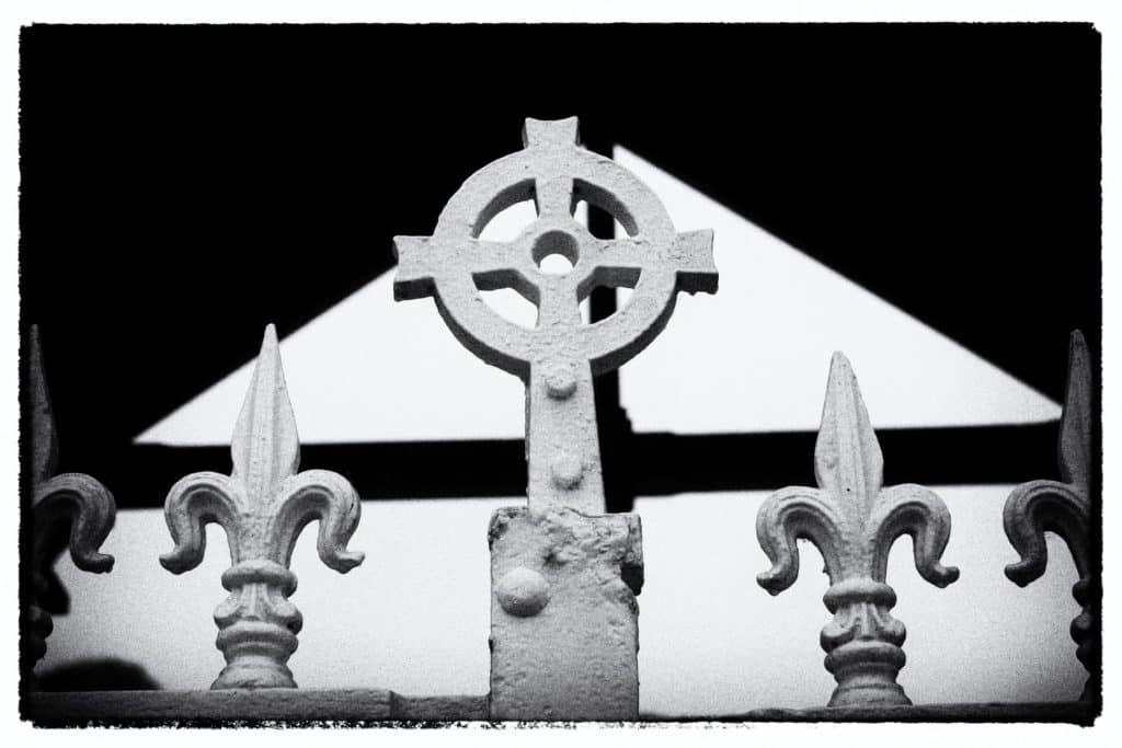 Celtic Cross and Fleur De Lis