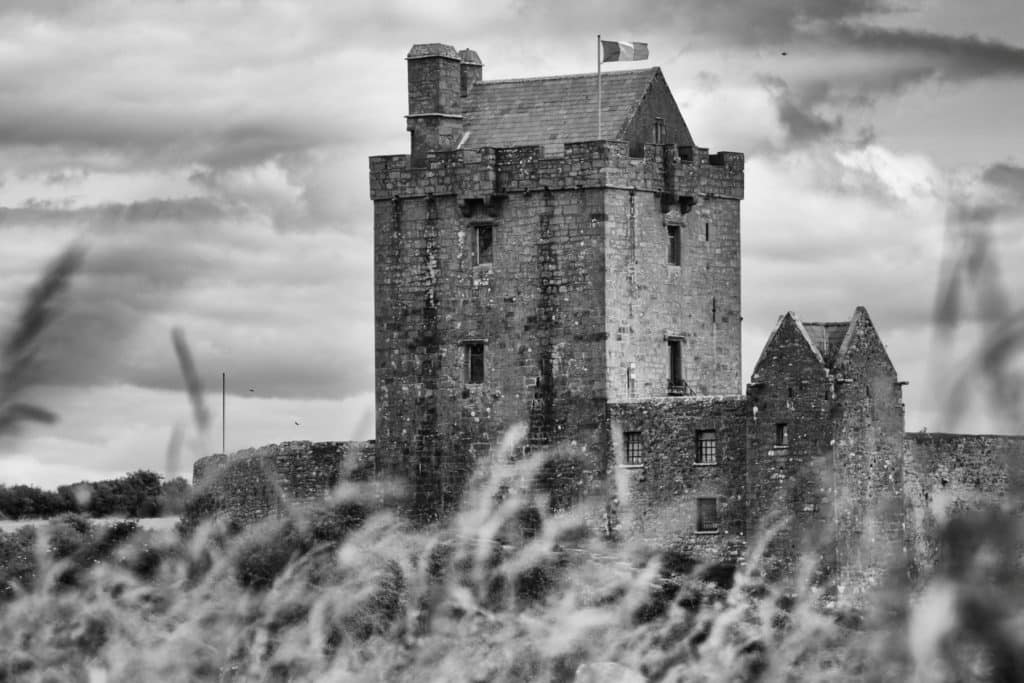 Dunguaire Castle, Ireland Black and White Prints