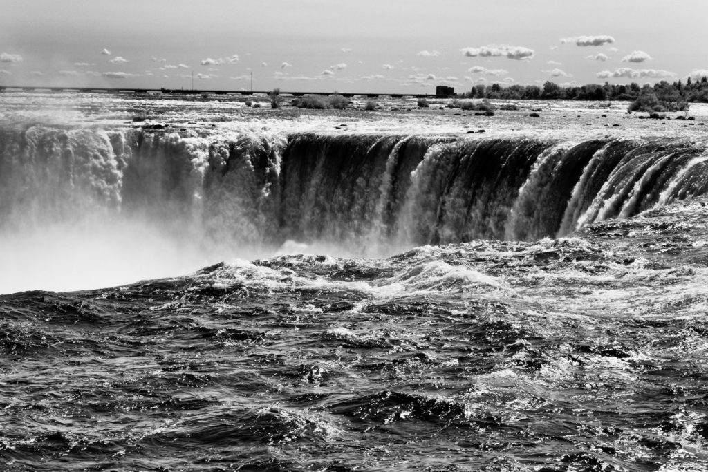Edge of the Falls, Canada Canvas Art Prints