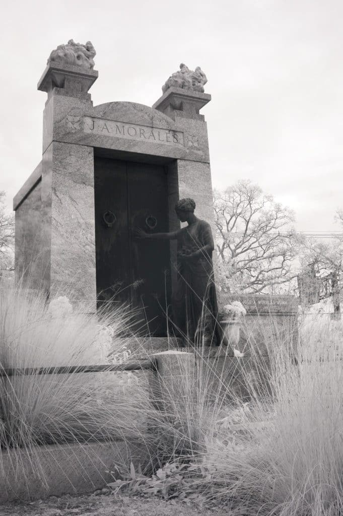 J A Morales tomb, Louisiana Canvas Art Prints