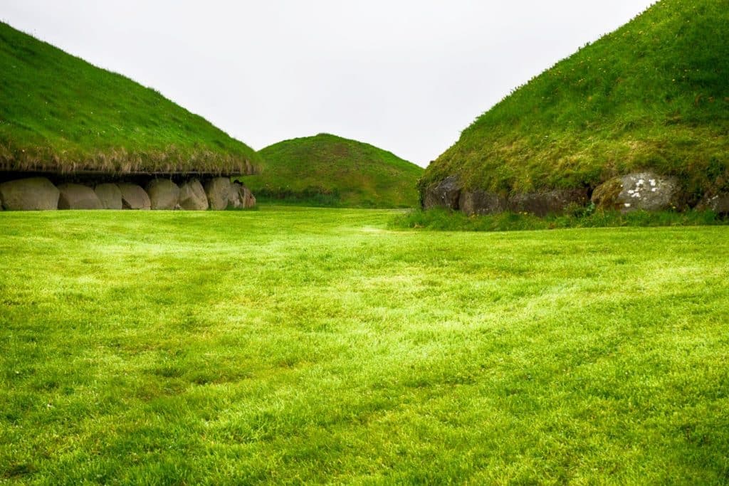 Knowth Megalithic Mounds with Passage Tombs, Ireland East Framed Photography