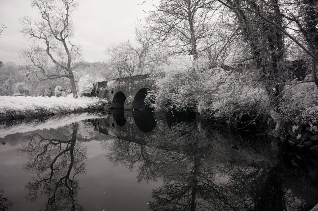 Viaduct over River Lagan at Belvoir Forest Park, Ireland Black and White Prints