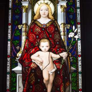 Madonna and Child at Vatican, Italy Color Photography
